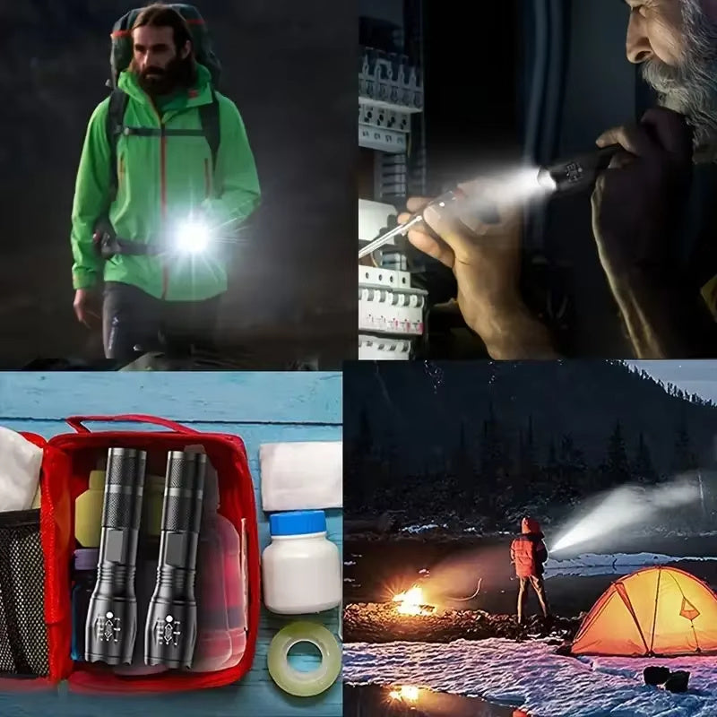 HÖG EFFEKTIV LED FICKLAMPA(VATTENTÄT)